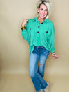 By the bonfire button top