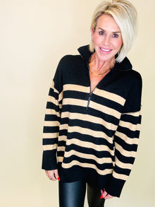  Holiday stroll stripe sweater