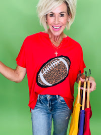 Leopard kickoff tee/ 4 colors