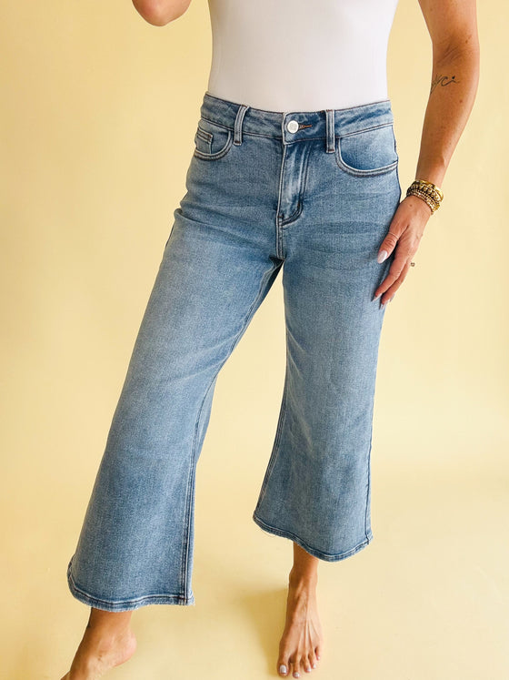 Sydney cropped denim