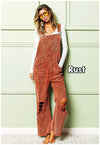 Preorder ships mid November/ The denny distressed corduroy overalls