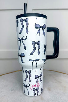  Midnight bow tumbler