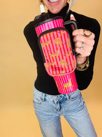 Savannah soiree tumbler with pouch