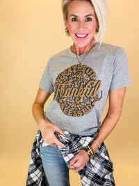 Thankful leopard tee