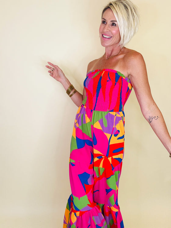 Tropic like it's hot jumpsuit