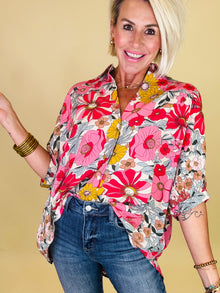  Petal parade button top