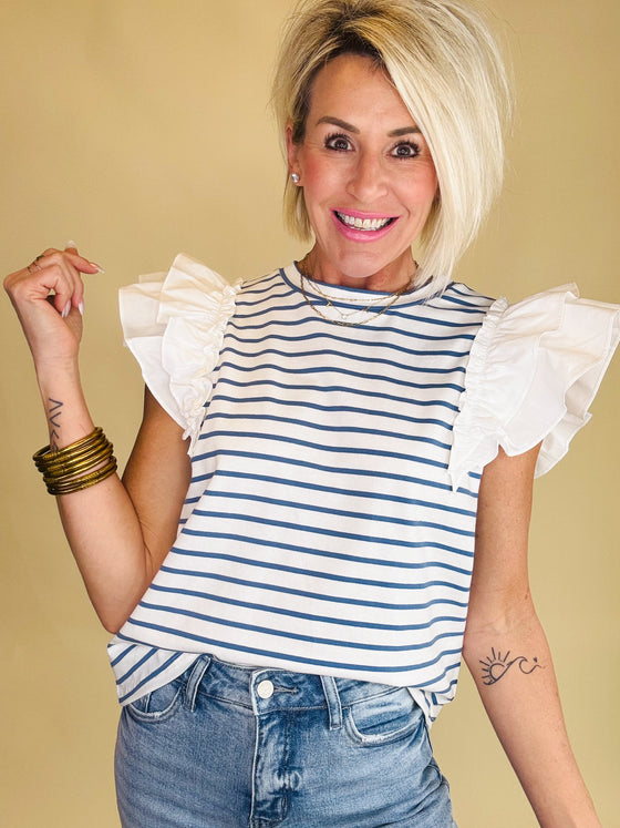 The Ayla stripe top