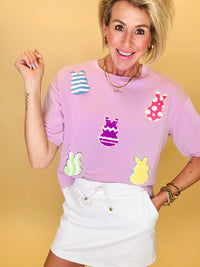 Calling my peeps chenille tee