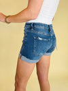 The Avery denim shorts