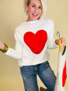 Happy heart sweater