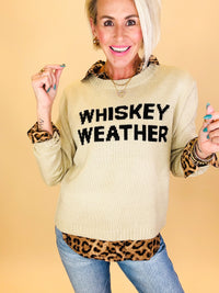 Whiskey weather sweater