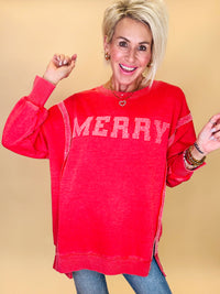 Merry crew pullover