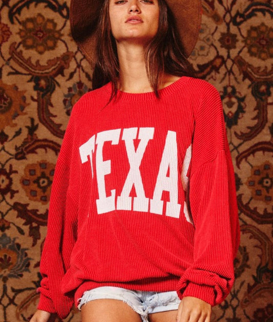 Texas Ribbed Pullover
