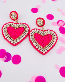  Tune in to love beaded earrings