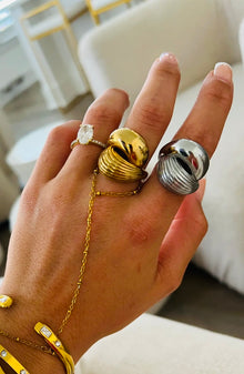  Chunky dome ring