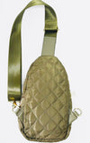 Puffer sling bag