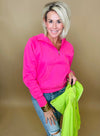 Kenna Hooded Quarter Zip Pullover
