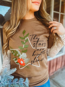  The stars are brightly shining tee