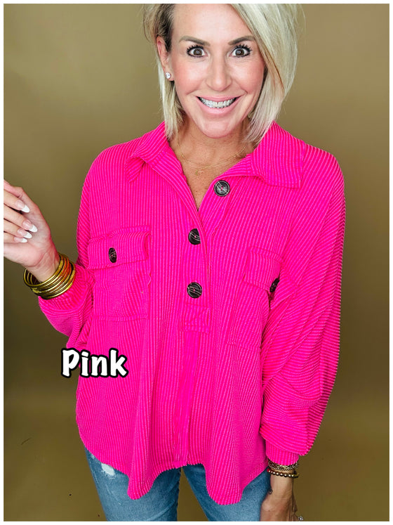 By the bonfire button top