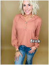 The Bibi Button Top
