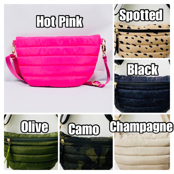 Puffer fanny pack