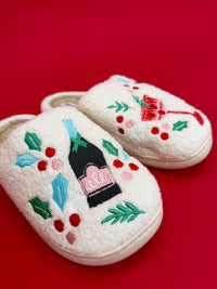 Christmas spirits slippers