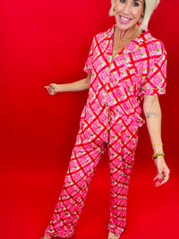 Dola merry plaid about you pj set