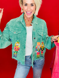Nutcracker night sequin jacket/ 2 colors