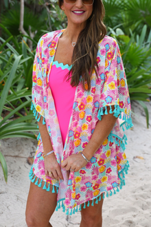  PREORDER-Time To Tango Coverup, Pink