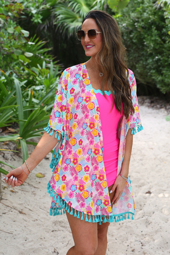 PREORDER-Time To Tango Coverup, Pink