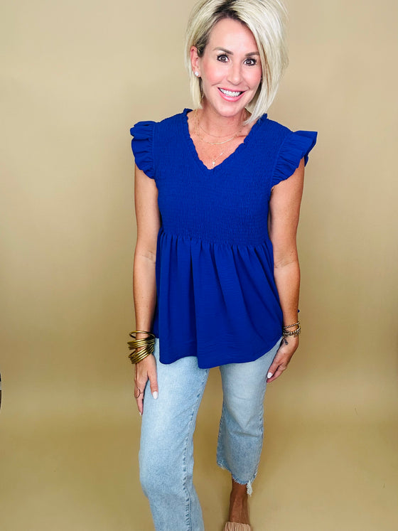 Sunshine In Tulum Smocked Top