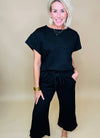 Simple fall cropped set