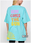 Here comes The sun Oversized Tee