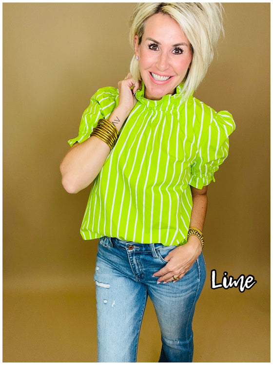 The Stormi Stripe Top
