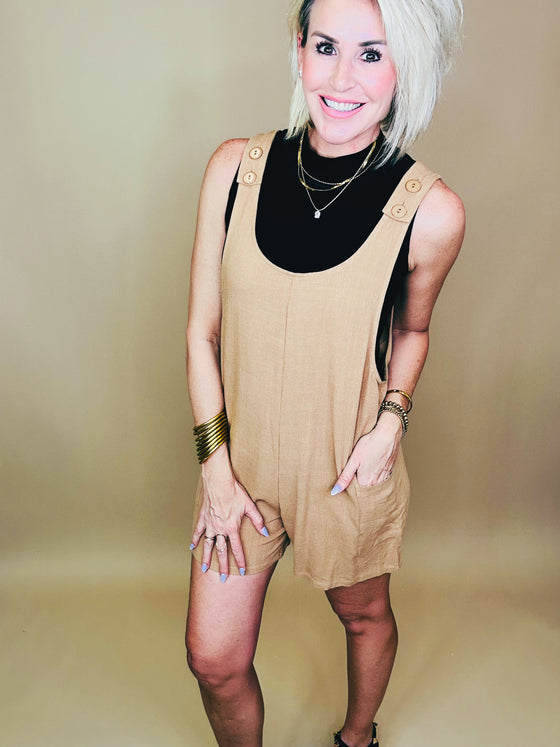 The Ramsey Linen Romper