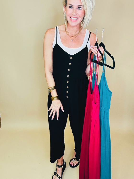 KORI BUTTON JUMPSUIT