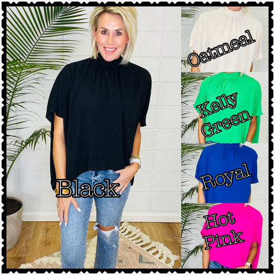 NEED MORE SPICE TIE TOP/ AVAILABLE IN 5 COLORS