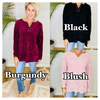 VICTORIA CHENILLE TUNIC/ AVAILABLE IN 3 COLORS