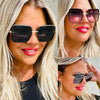 SO CHIC AND CLASSY SUNGLASSES/ AVAILABLE IN 2 COLORS