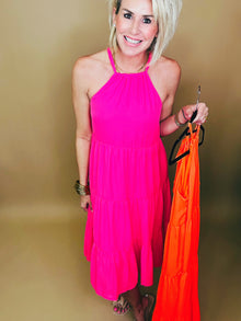  Sunny With A Chance Midi Dress