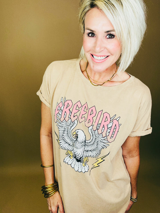 Free Bird Tee Dress