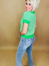 THE CHASE CHECKERED TOP