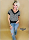 THE CHASE CHECKERED TOP