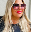SO CHIC AND CLASSY SUNGLASSES/ AVAILABLE IN 2 COLORS