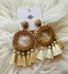 POP OF COLOR TASSEL EARRINGS