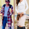 MOUNTAIN HIDEAWAY HENLEY TOP/ AVAILABLE IN 2 COLORS