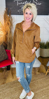 THE CORRIE CORDED PULLOVER/ AVAILABLE IN 4 COLORS