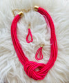 BEADED KNOT NECKLACE