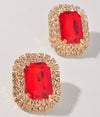 RHINESTONE STUD EARRINGS