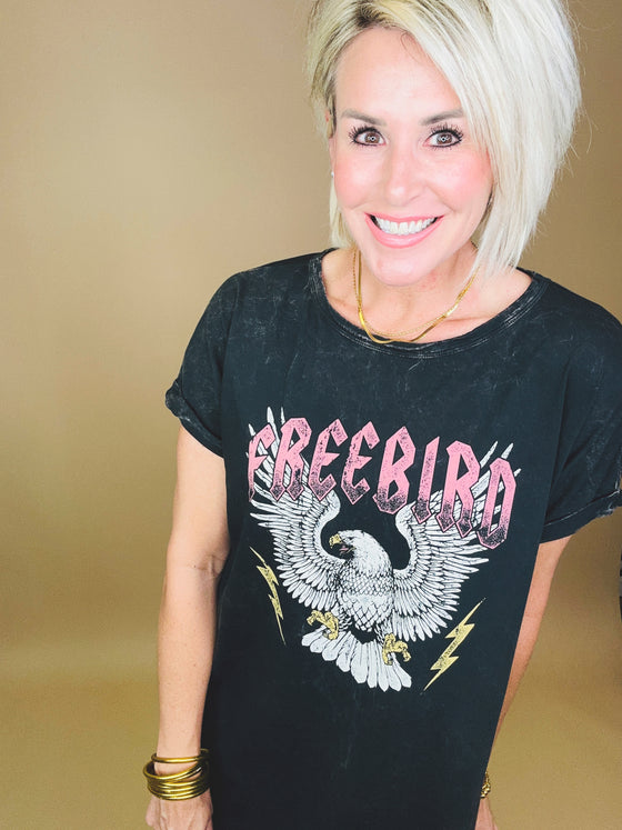 Free Bird Tee Dress